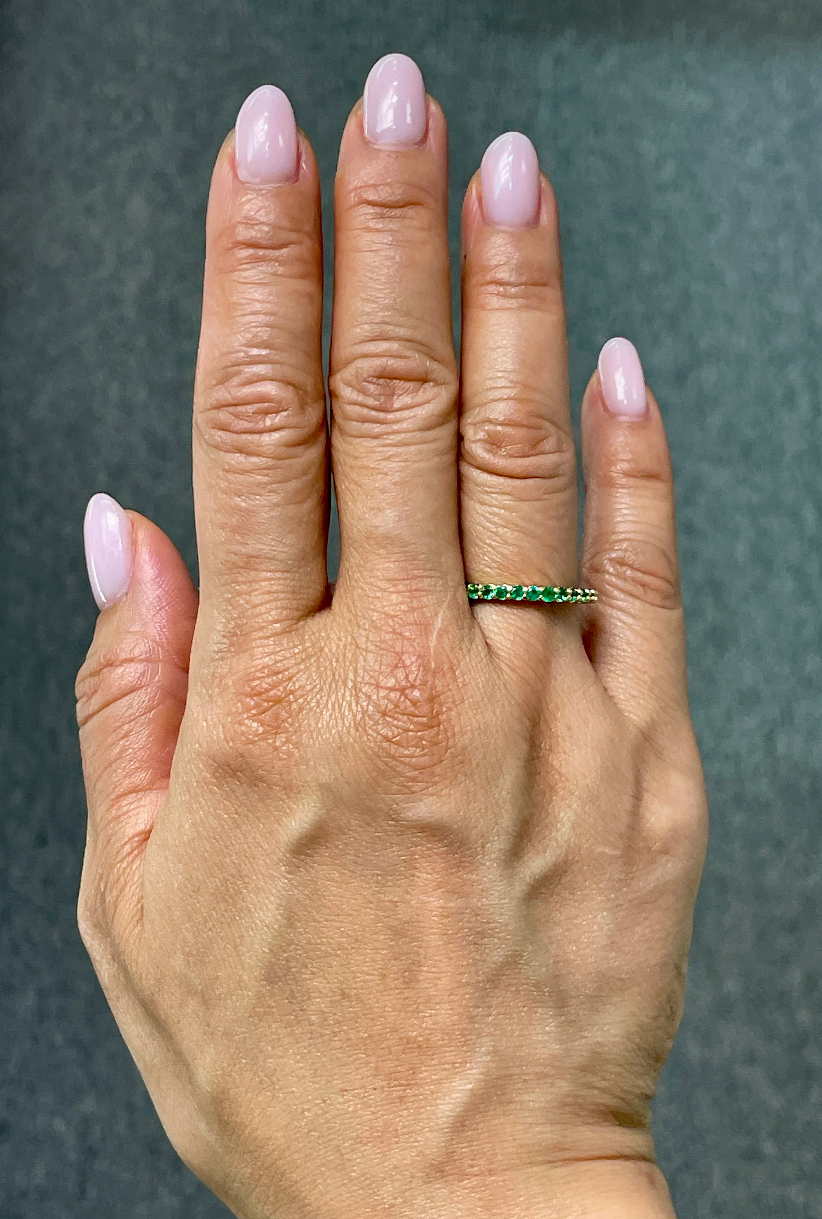 0.43 Carat Emerald Ring - Image 2