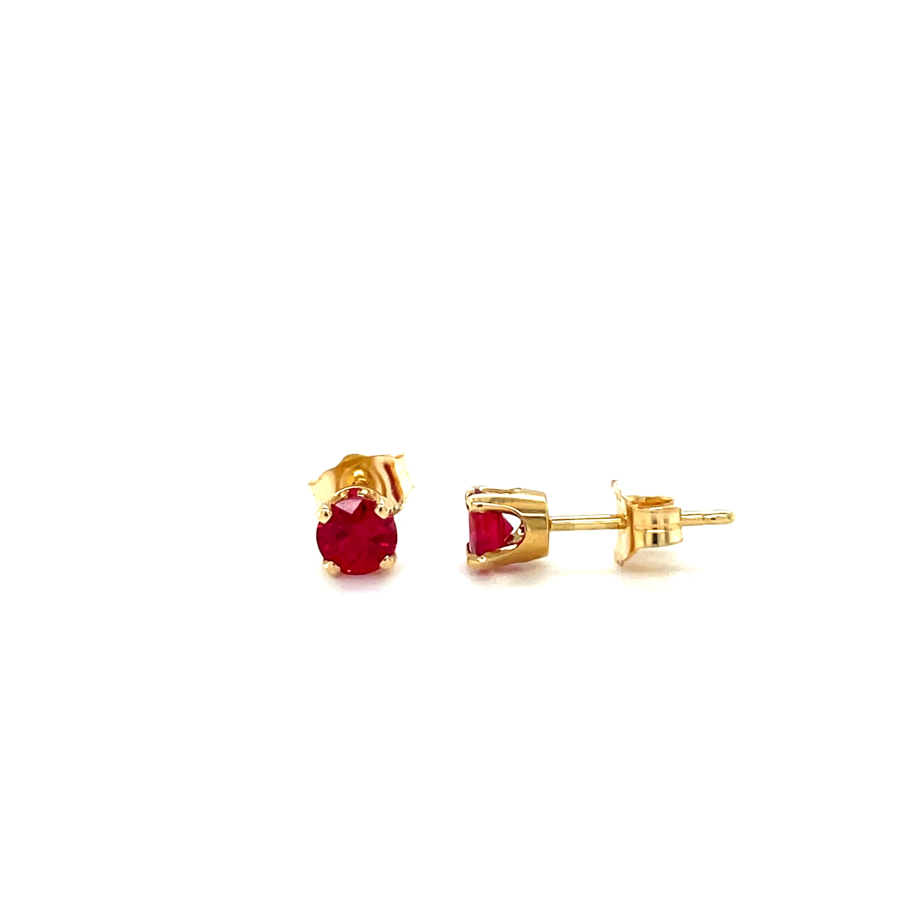 0.75 Carat Ruby Studs - Image 3