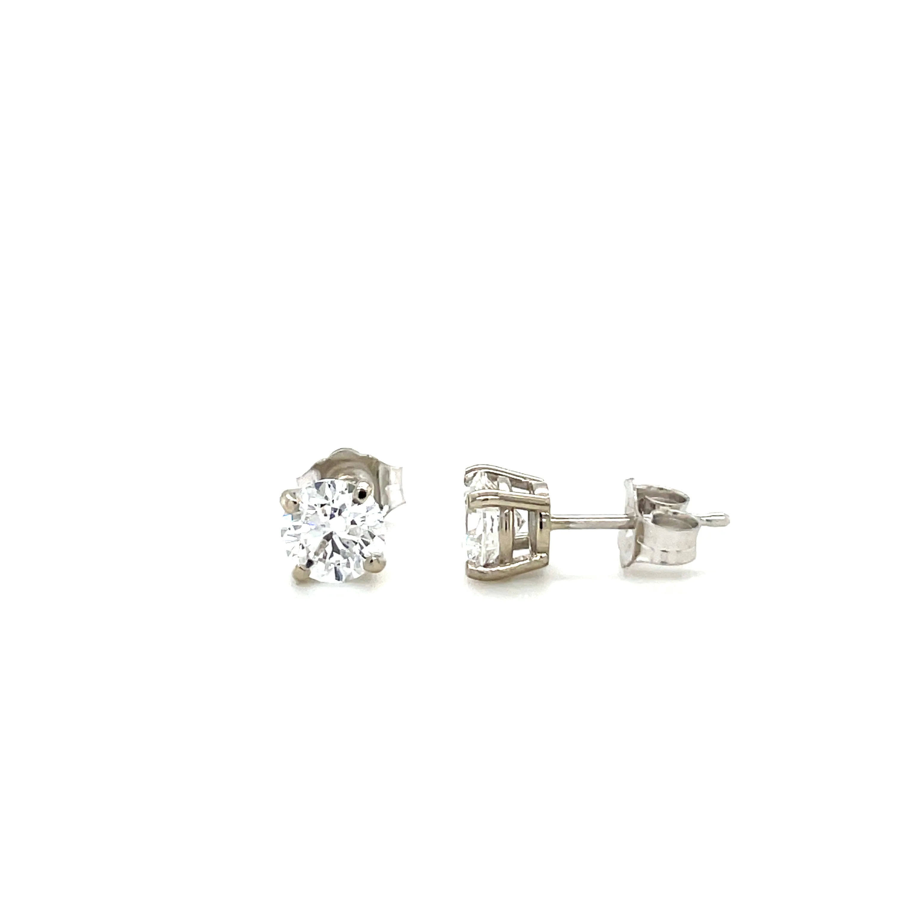 1.00 Carat Lab Diamond Studs - Image 3