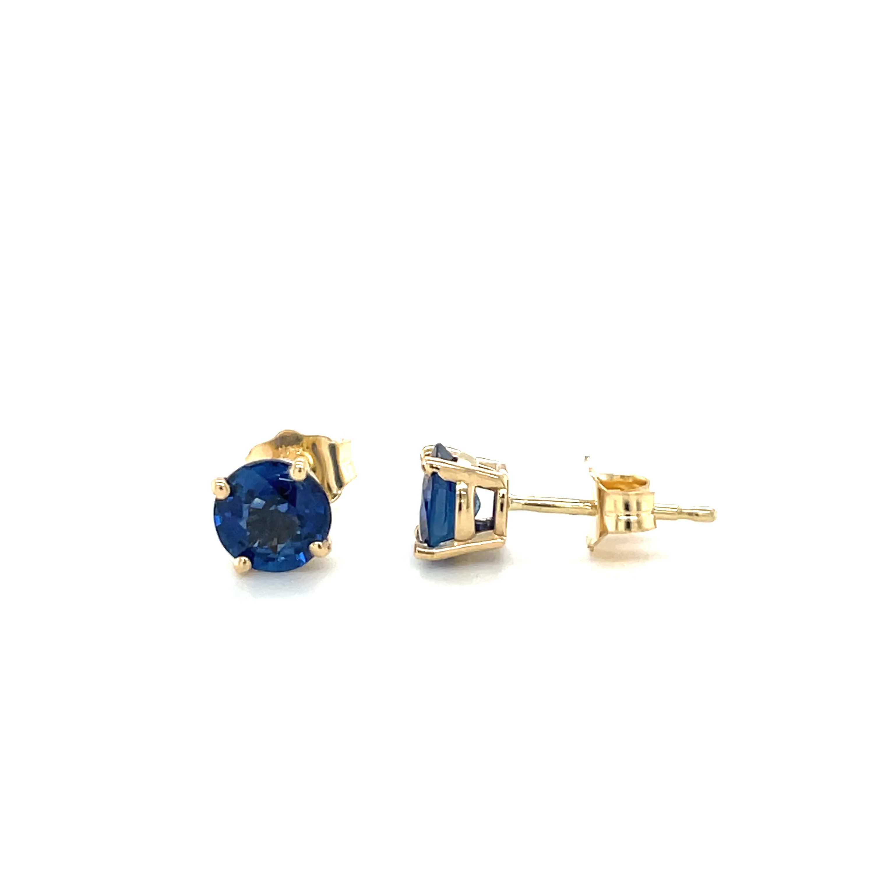 1.20 Carat Blue Sapphire Studs - Image 3