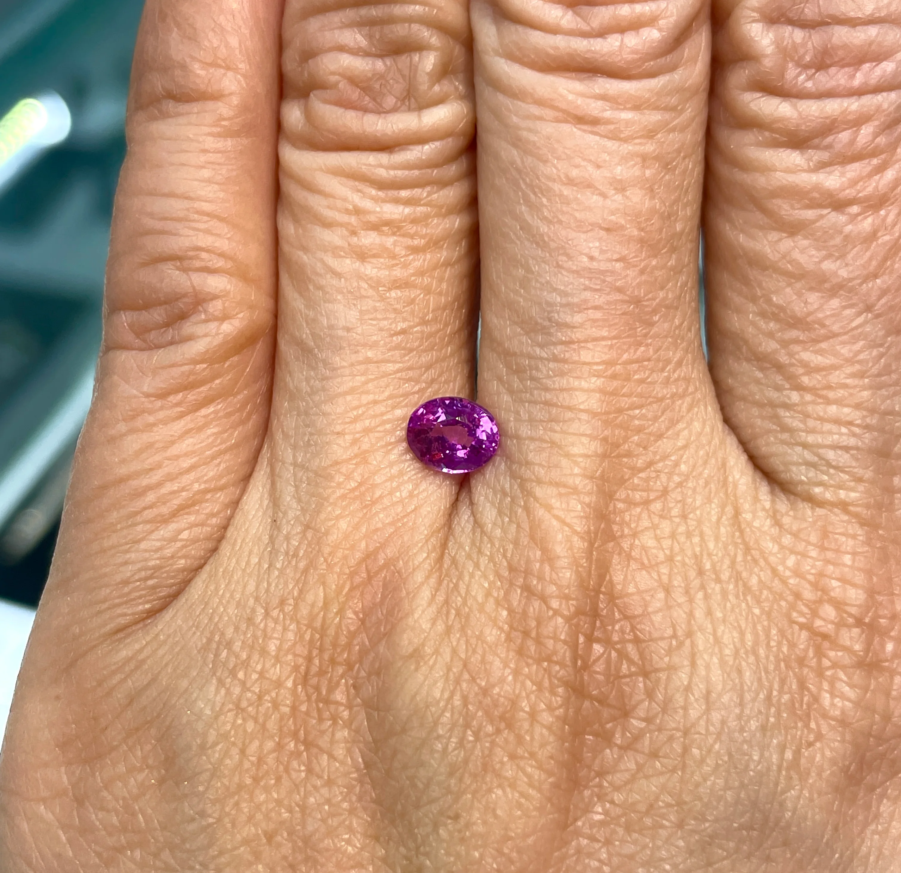 0.97 Carat No Heat Pink Sapphire - EGL - Image 3