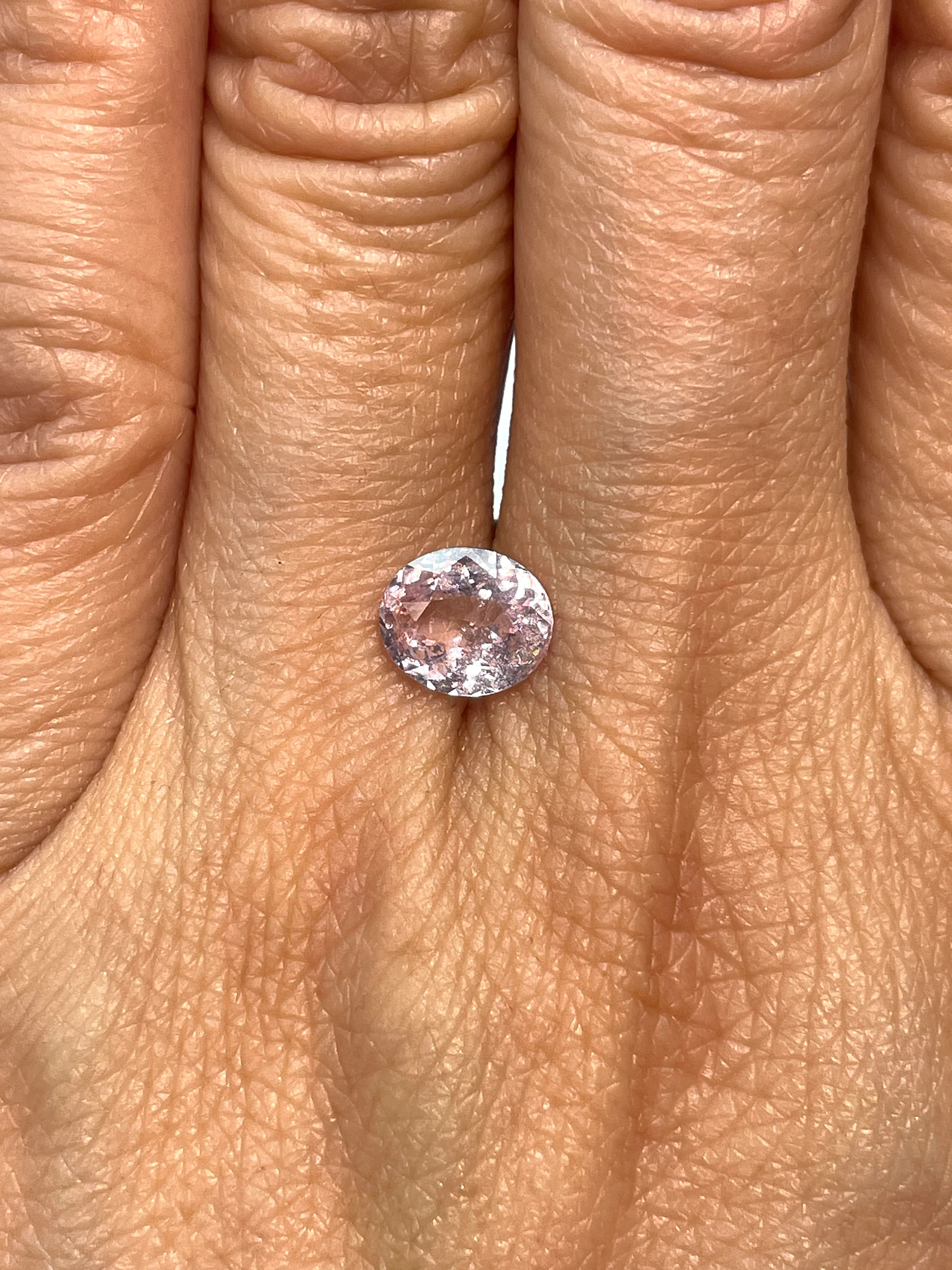 1.80 Carat Peach Sapphire - EGL - Image 3