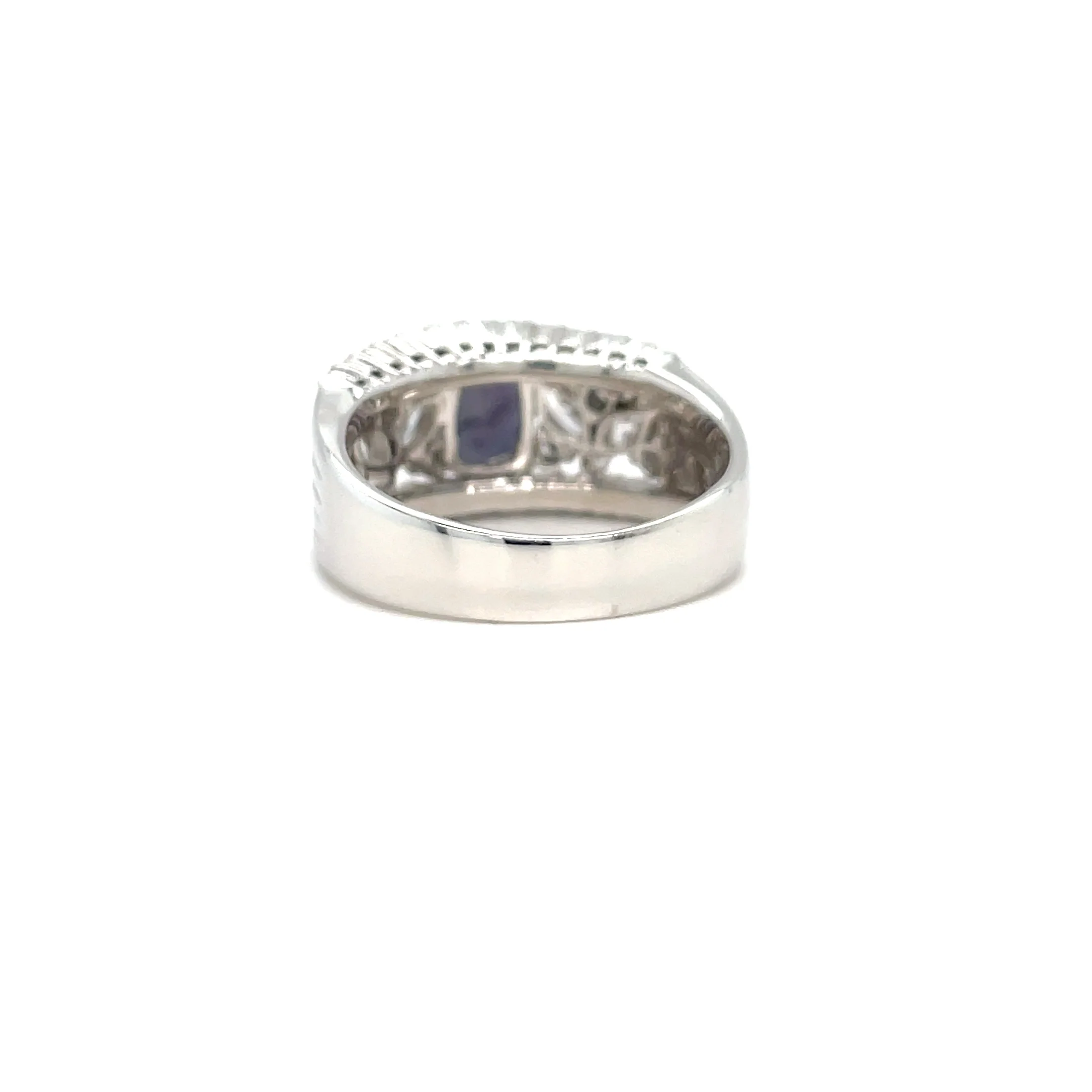 1.82 Carat Alexandrite and Diamond Ring - GIA - Image 3