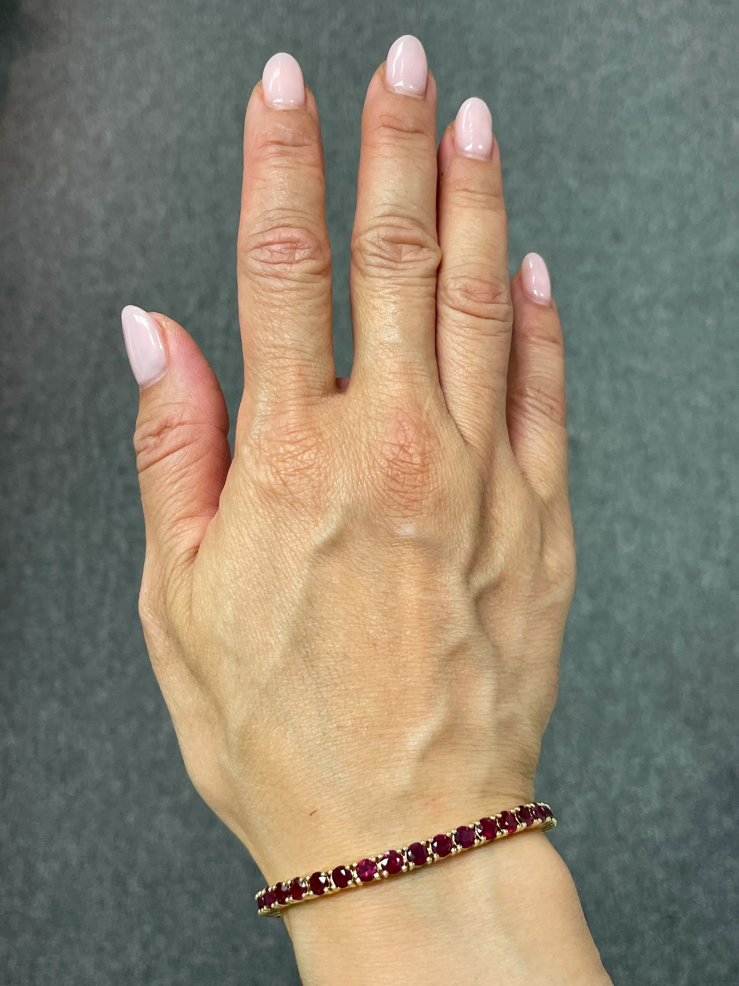 11.20 Carat Ruby Tennis Bracelet - Image 2
