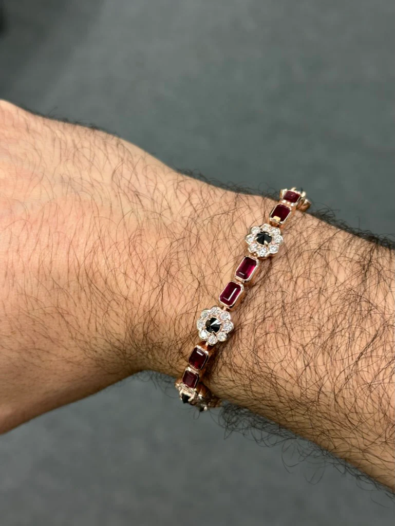 13.54 Carat Ruby & Diamond Bracelet - Image 2