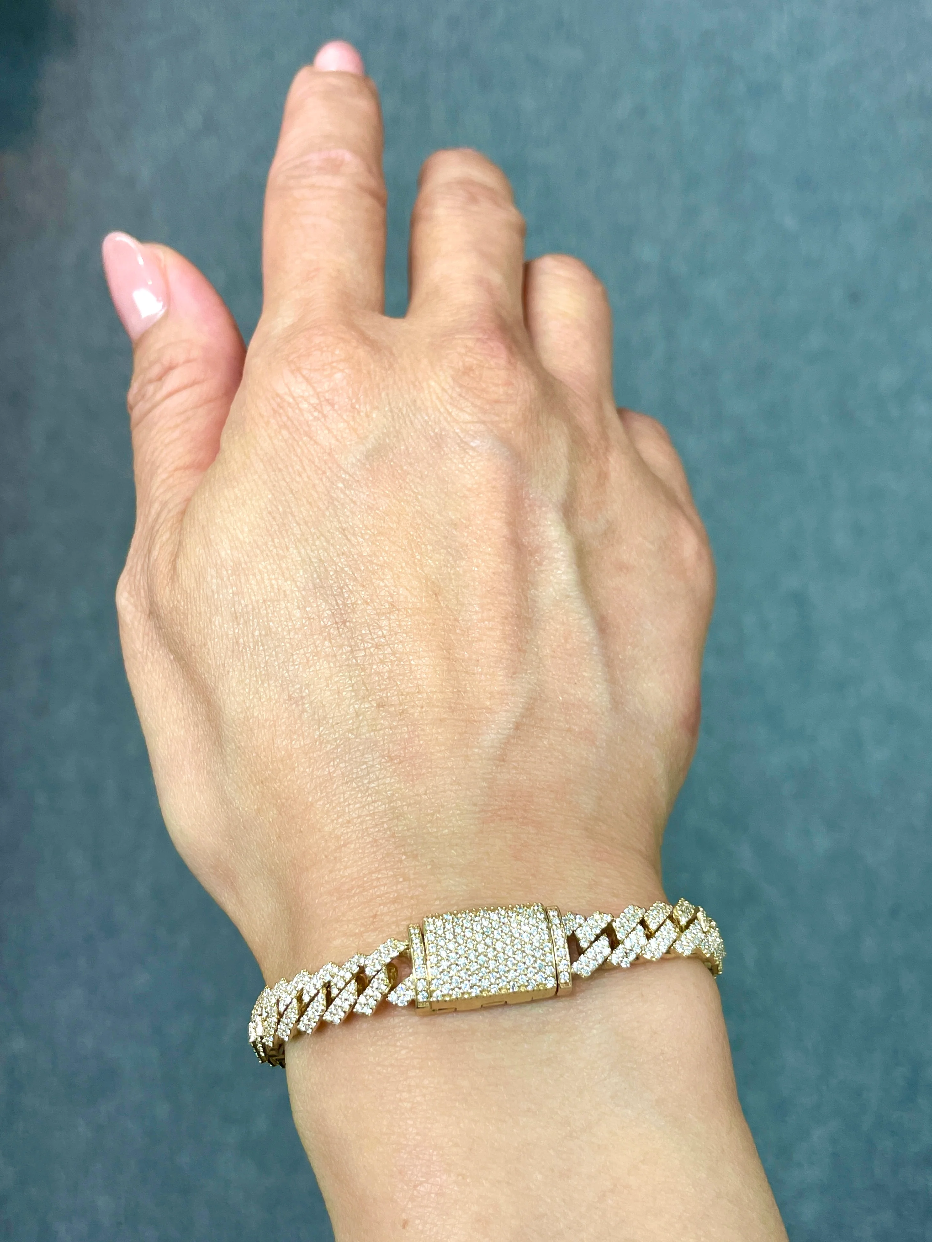 4.00 Carat Diamond Cuban Bracelet - Image 2
