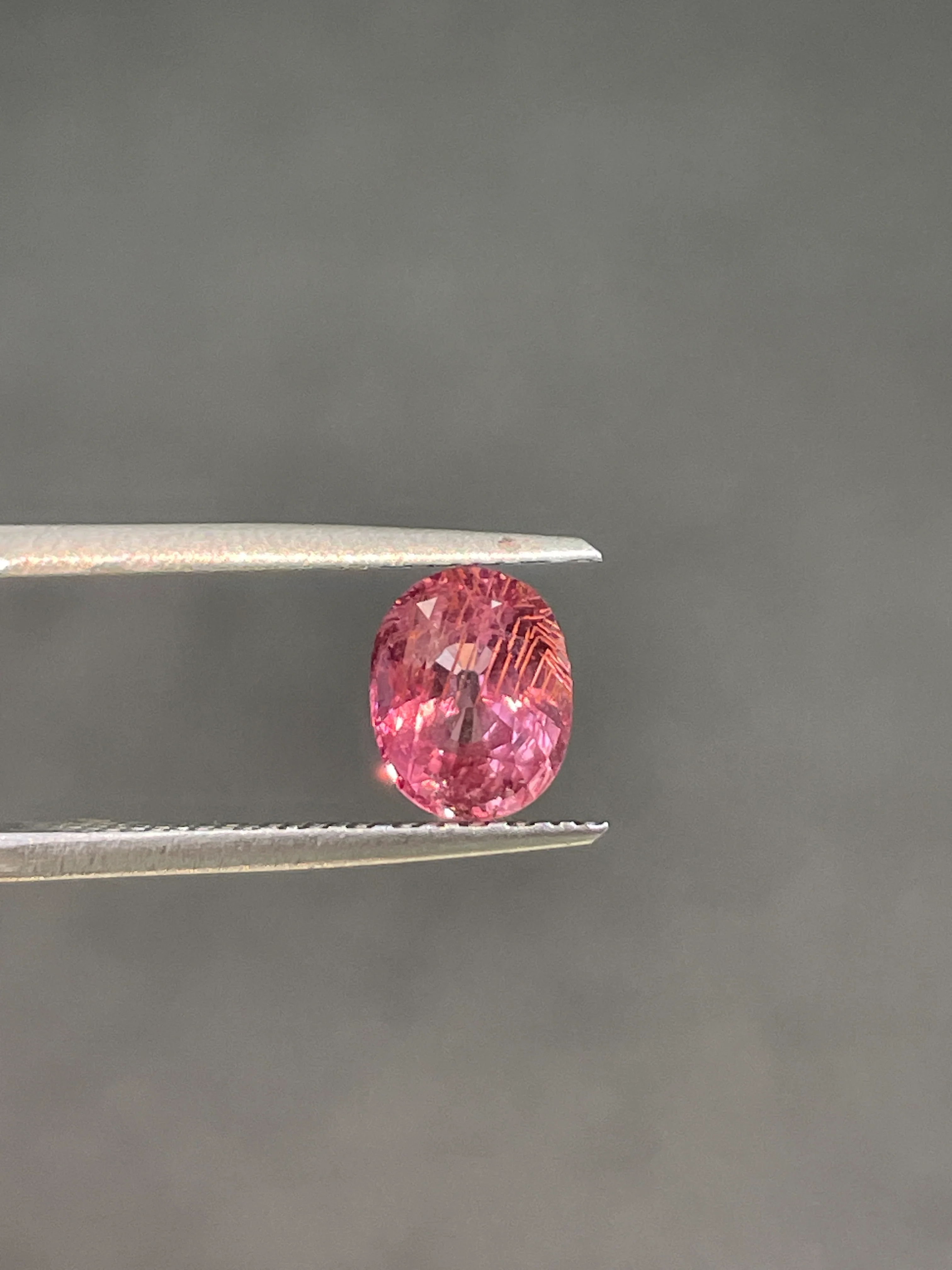 2.08 Carat No Heat Orangy Pink Sapphire - Image 2