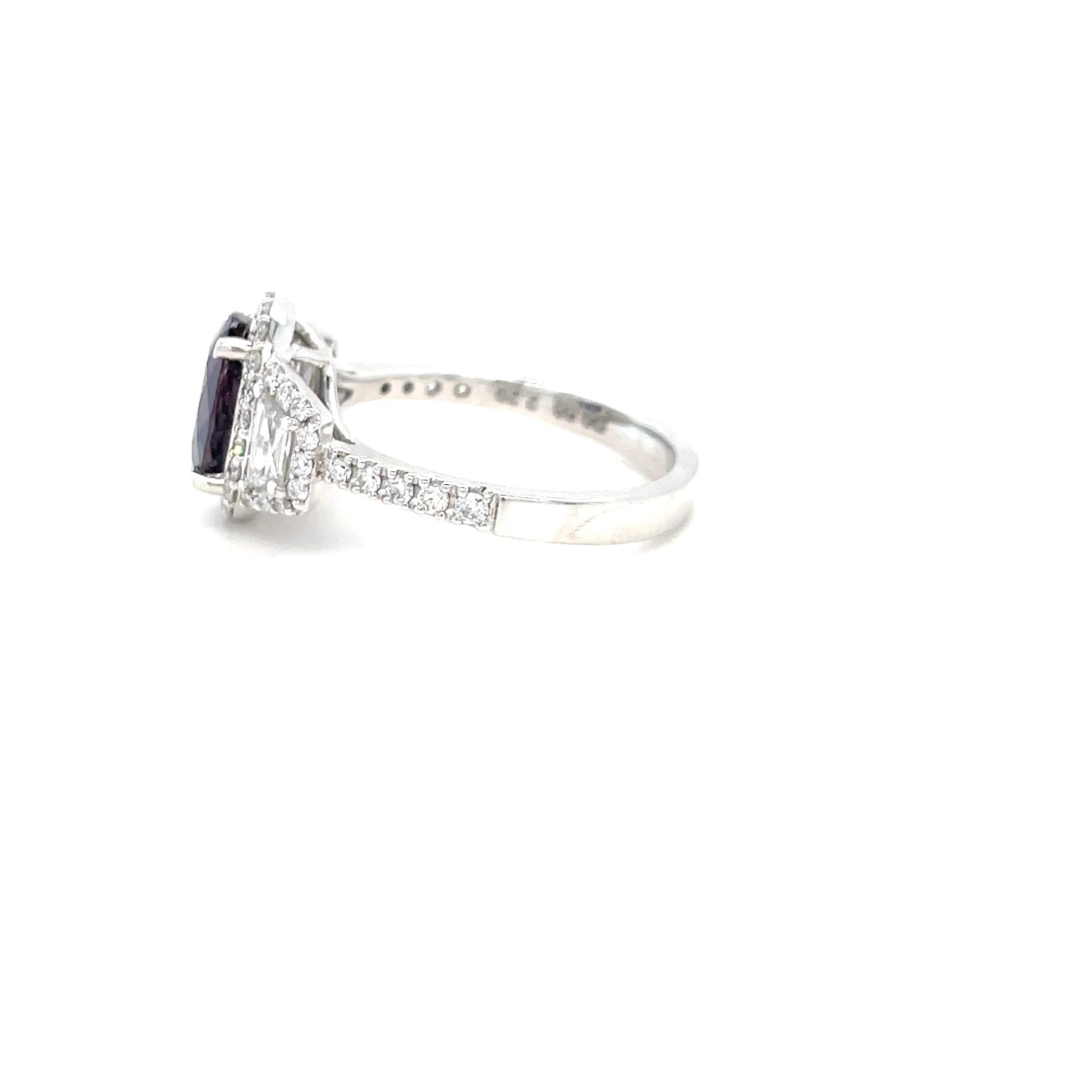 2.29 Carat Alexandrite and Diamond Ring - Brazil - GIA - Image 5