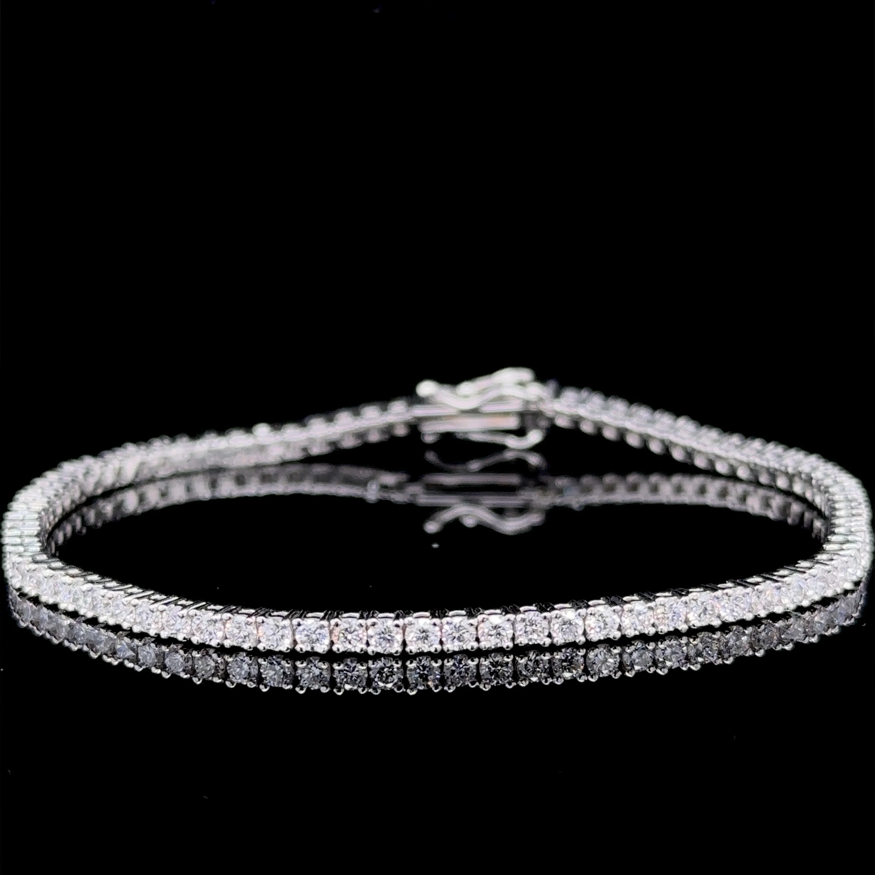2.35 Carat Diamond Tennis Bracelet - Image 3