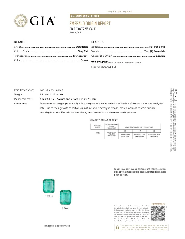 2.47 Carat Colombian Emerald - GIA - Image 3