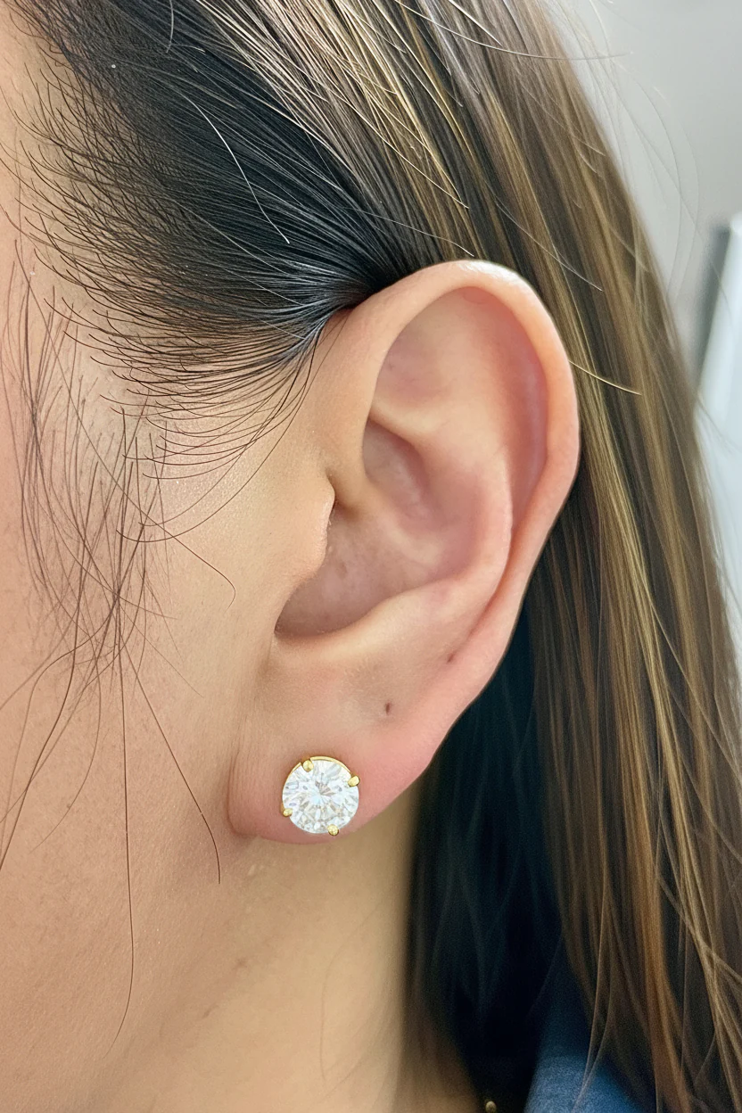 3.00 Carat Lab Diamond Studs - Image 2