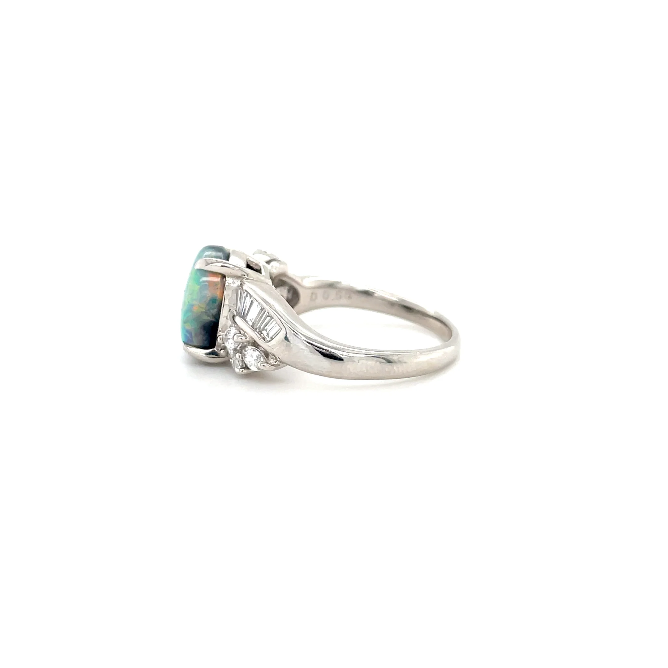 3.03 Carat Opal and Diamond Ring - Image 2