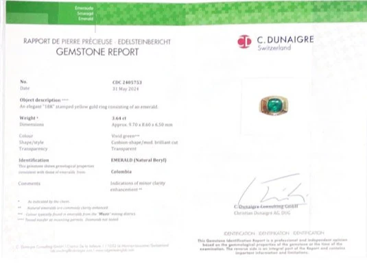 3.49 Carat Colombian Emerald - C. Dunaigre - Image 4