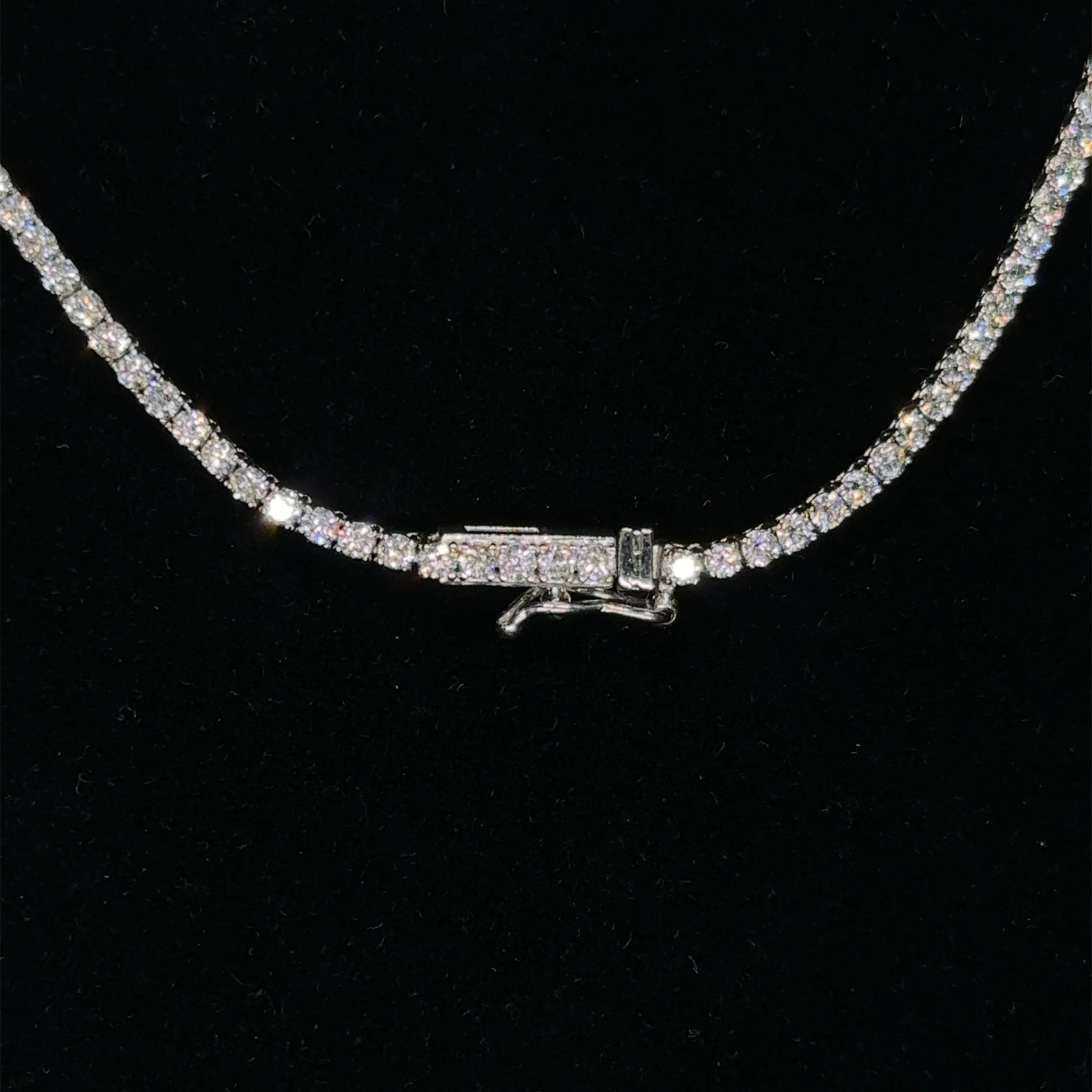 5.00 Carat Tennis Necklace - Image 3