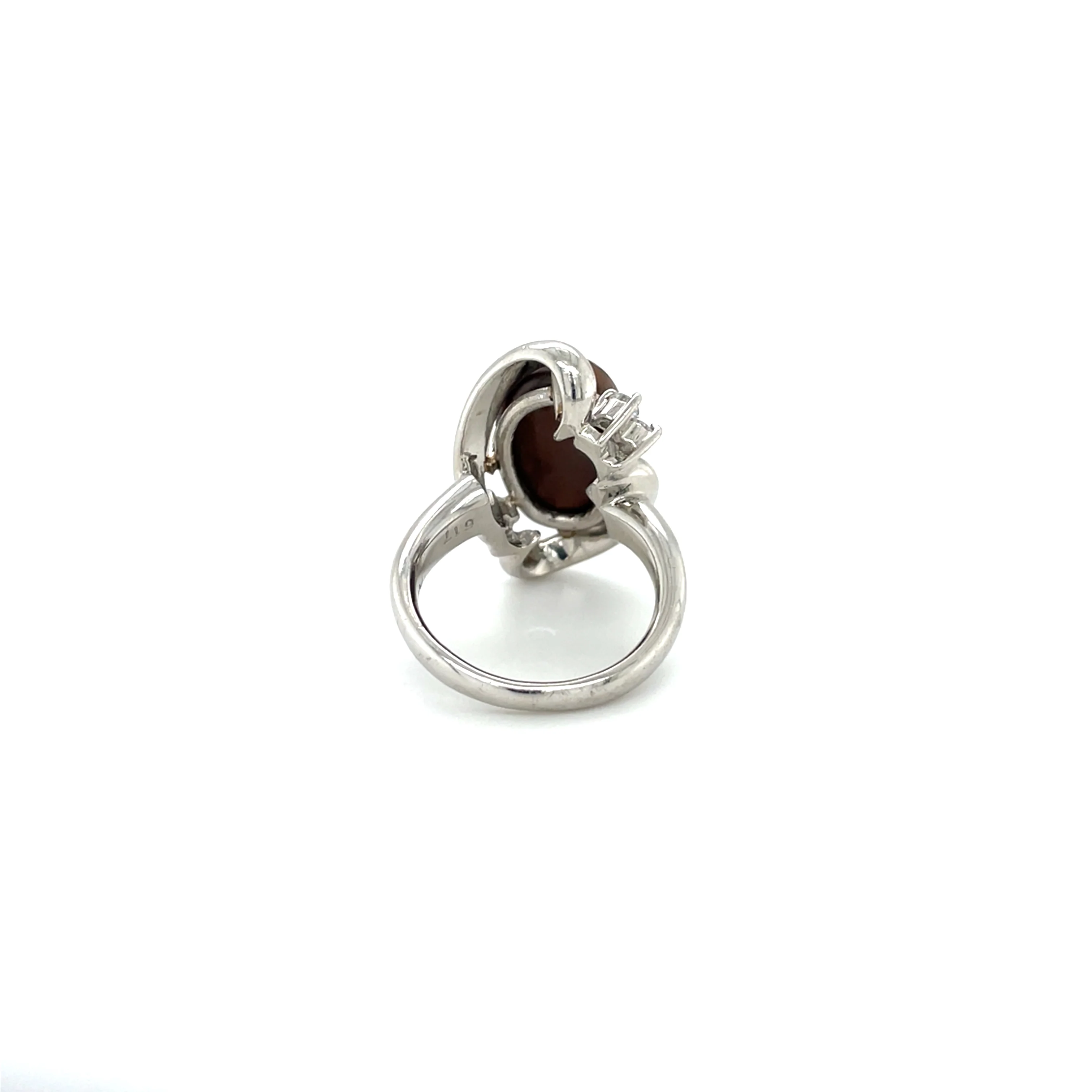 6.17 Carat Opal and Diamond Ring - Image 3