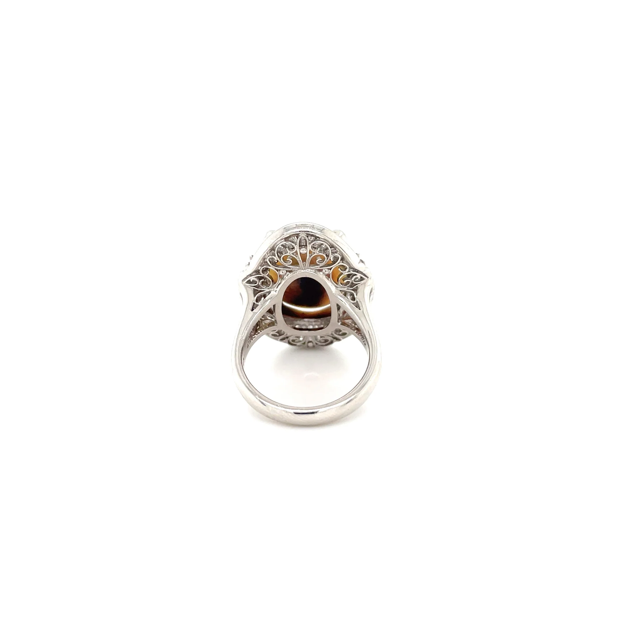 6.63 Carat Opal and Diamond Ring - Image 3