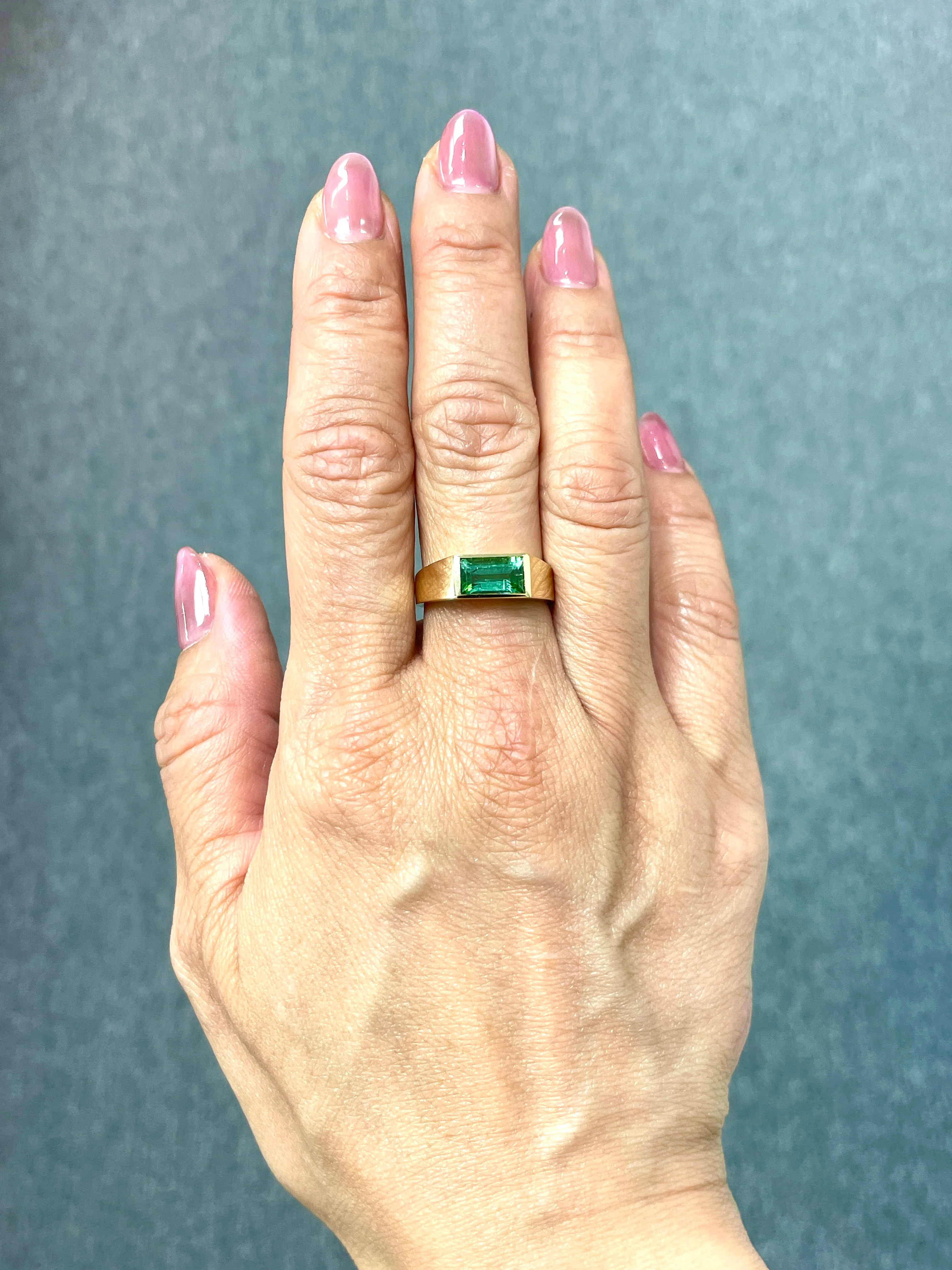 1.18 Carat Tourmaline Signet Ring - Image 2